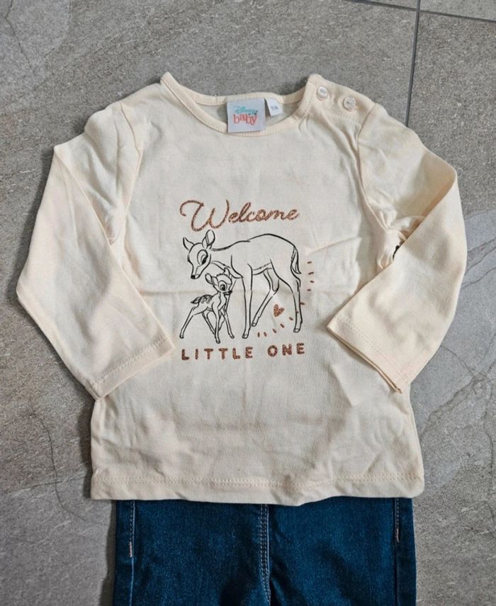 Lot jeans, pulls fins, chaussures - Disney baby/Kiabi - Taille 9 mois - photo numéro 7