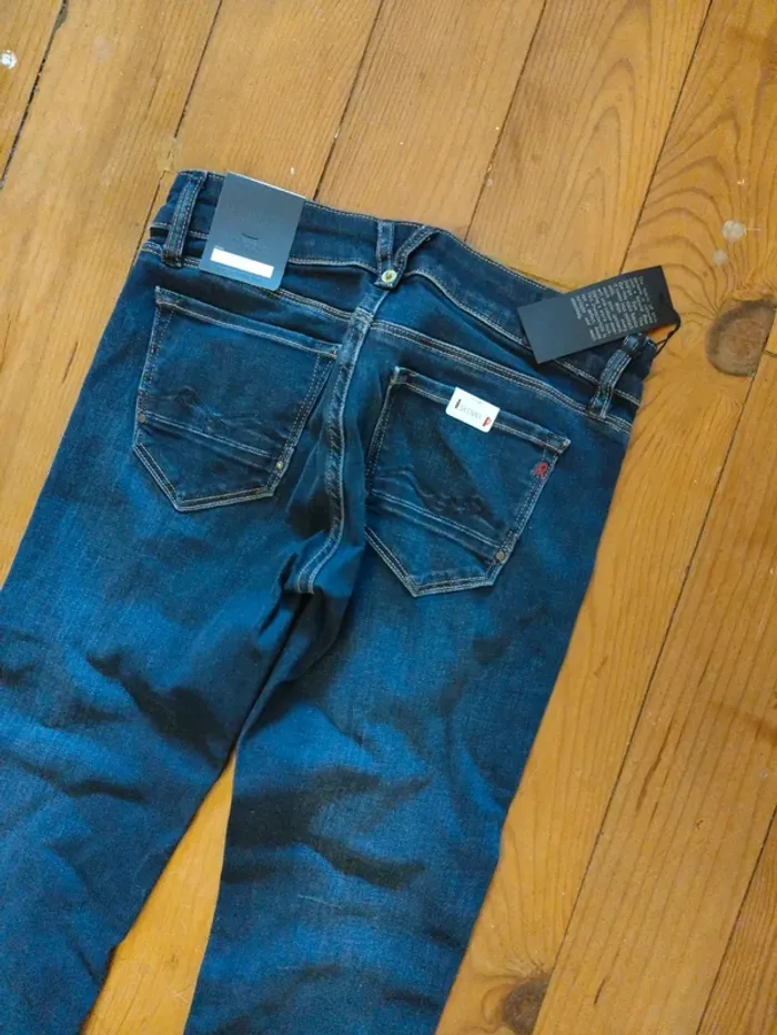 Jean skinny stretch denim Replay 25x 30 us bleu marine - photo numéro 2