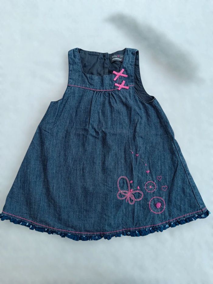 🔸Robe type Jean - Orchestra Baby Girl 12 Mois🔸