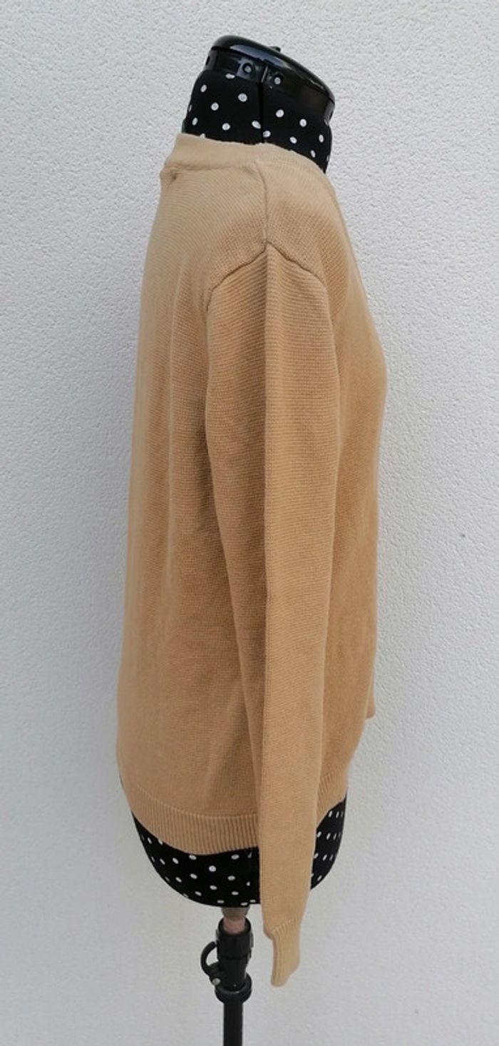 Pull léger camel clair Taille L Ralph Lauren - photo numéro 4