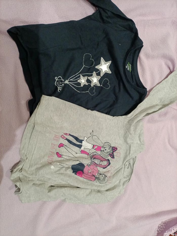 Lot tee shirt manche longue