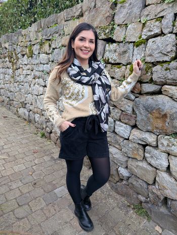 Short en velours noir Tokyo
Taille L