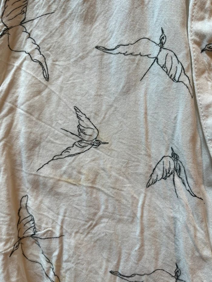 Chemise motif oiseaux - photo numéro 3