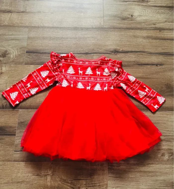 Robe de Noel fille 12 mois 18 mois - photo numéro 3