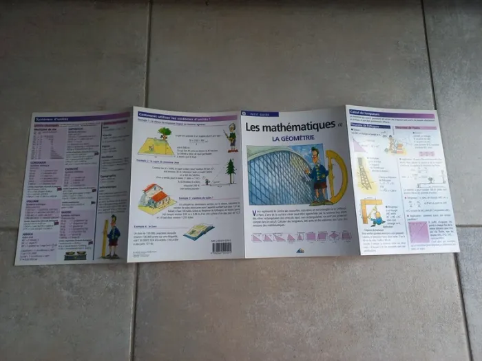 Petit guide dépliant mémo des mathématiques - photo numéro 3