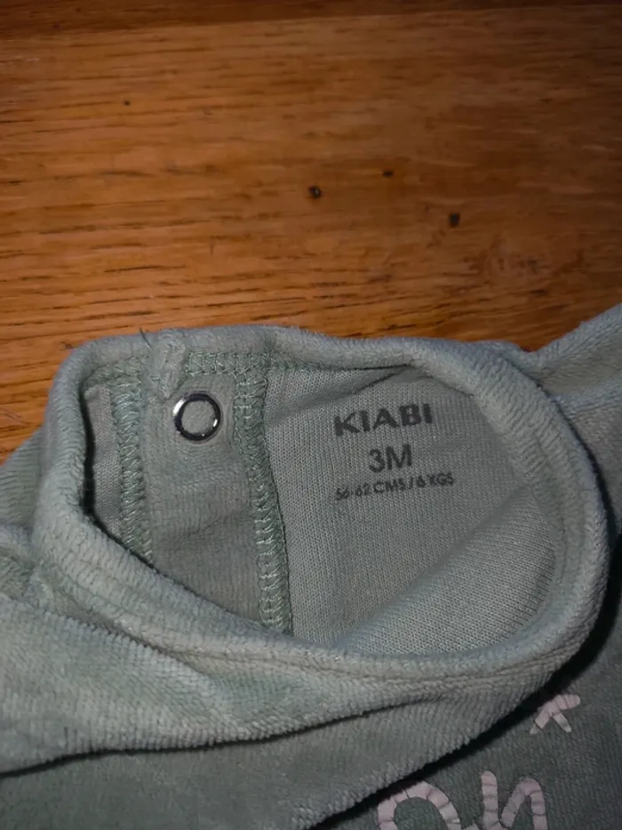 Pyjama hiver Kiabi 3 mois excellent état - photo numéro 4