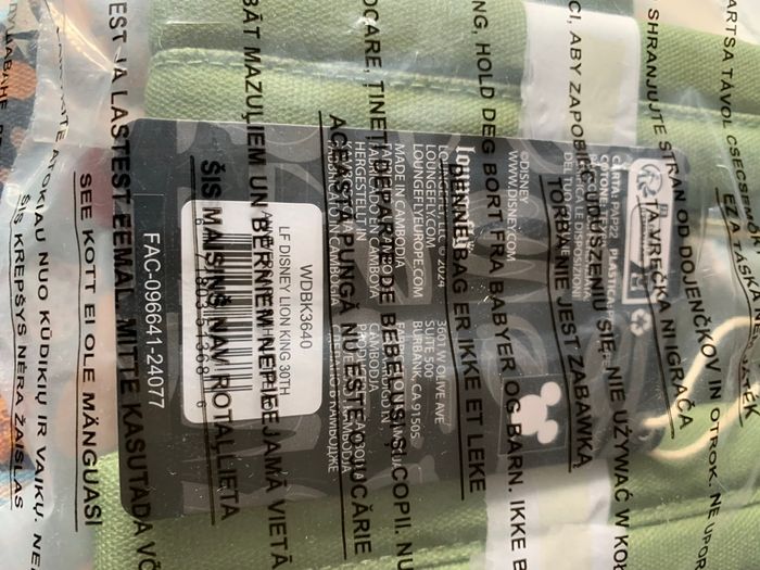 Lot sac à dos et porte-monnaie Loungefly le roi lion - photo numéro 7