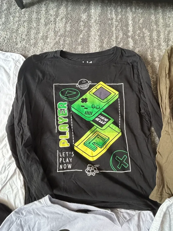 Lot de 10 t-shirts manches longues - photo numéro 3
