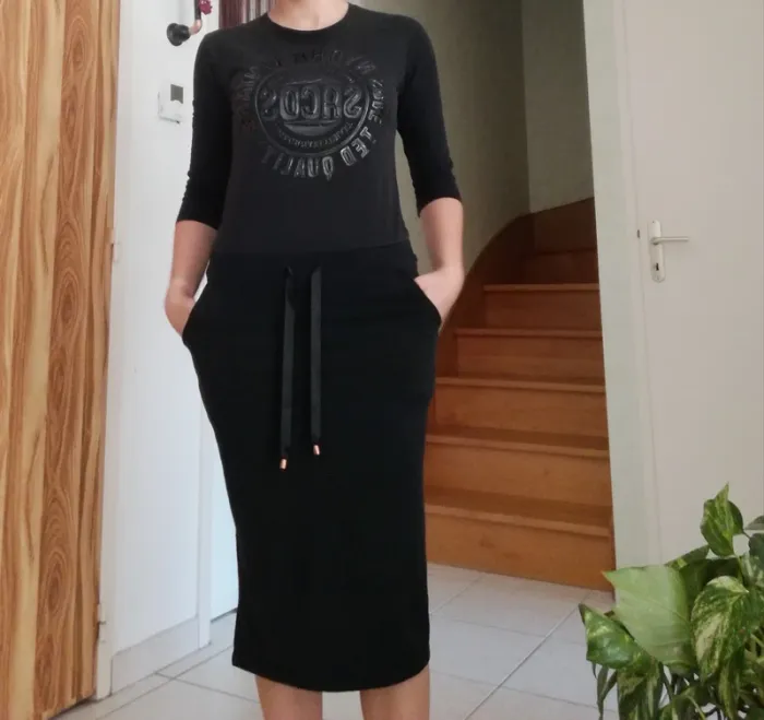 Robe longue d'été, noire, Lover Prenium, taille L - photo numéro 2