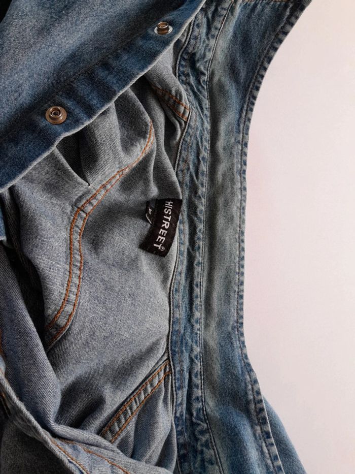 Belle chemise en jeans vintage histreet taille Xl boutons pression - photo numéro 7