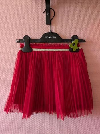 Jupe rouge TAO 4 ans