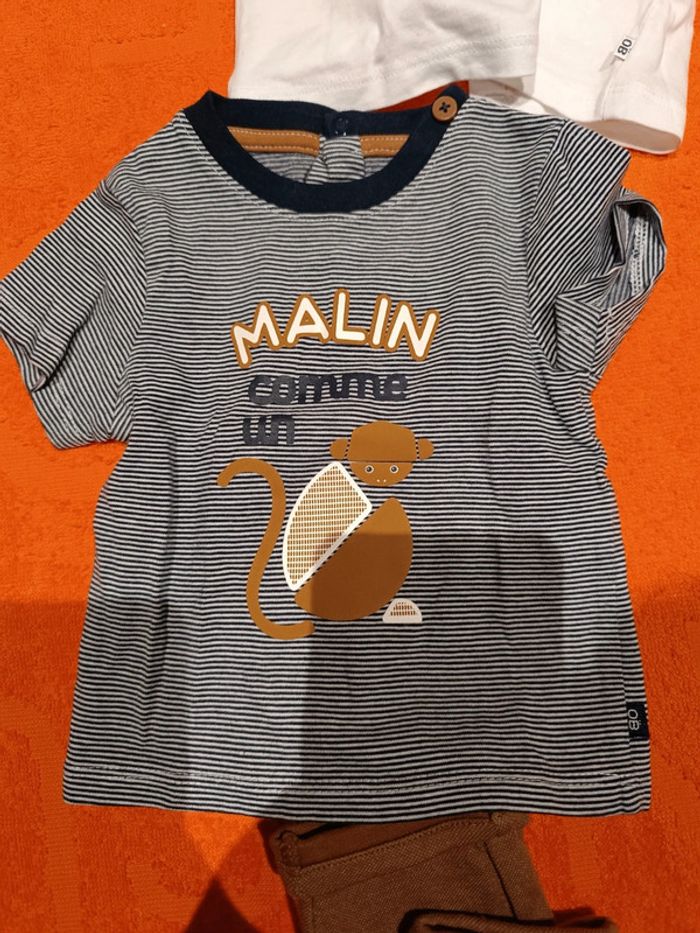 Joli ensemble 3 pièces Obaïbi 3 mois 59 cm - photo numéro 6