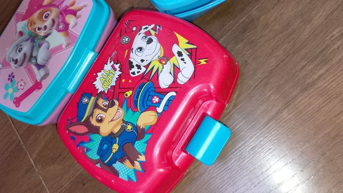 Boîte à goûter où à sandwich pat patrouille fille où garçon, Peppa pig - photo numéro 5
