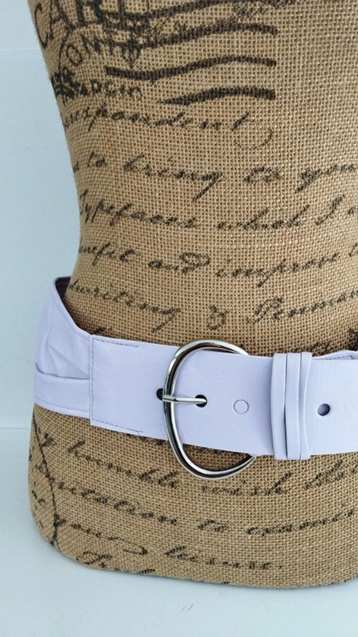 Ceinture souple lilas 85 cm femme - photo numéro 2
