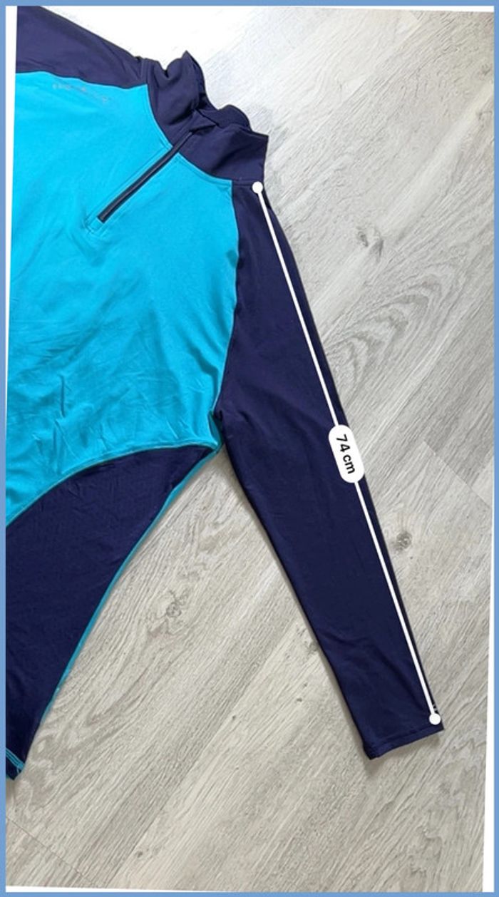 Sweat de sport running cyclisme Champion Bleu et Violet Taille XXL - photo numéro 6