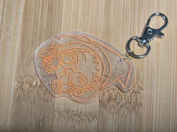 Porte clé  avec personnage Émilie/ hazuki 