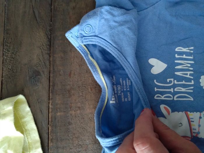 Lot de t shirt été bébé fille 9 mois lupilu - photo numéro 4