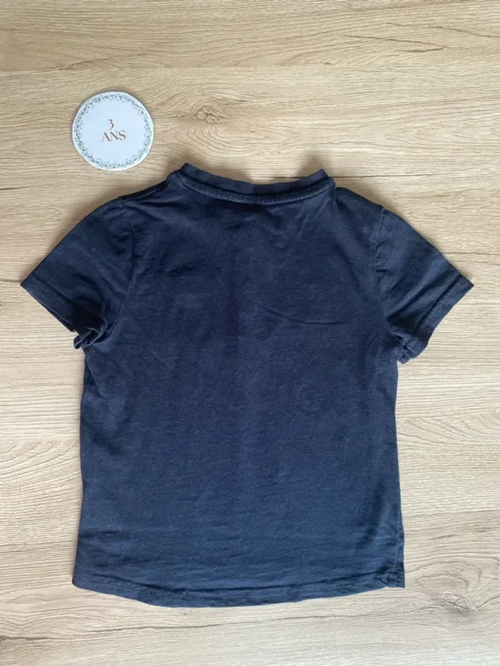 Tee-shirt manche courte bleu marine garçon 3 ans Kiabi - photo numéro 4