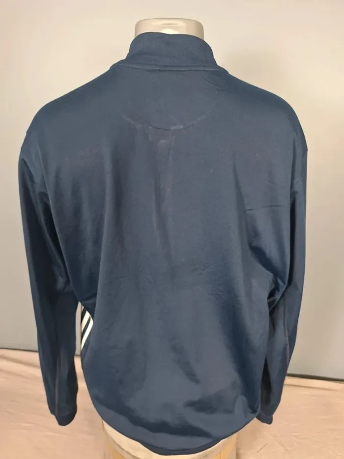 veste légère / Track jacket adidas vintage/ homme - taille L / bleu foncé - année 2015 floqué (452) - photo numéro 9