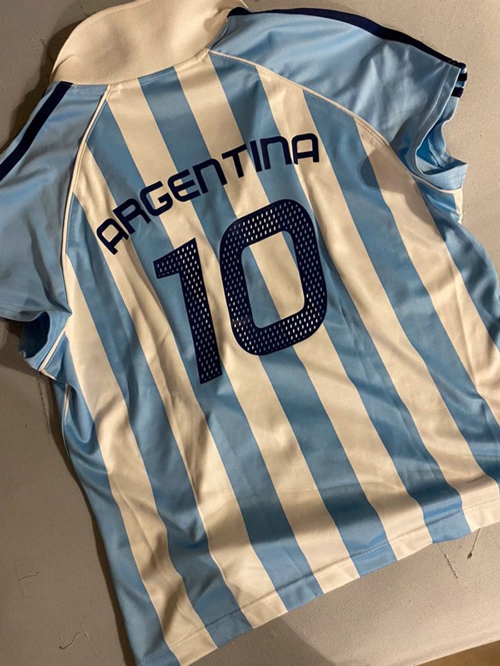 Maillot argentine col V vintage - photo numéro 3