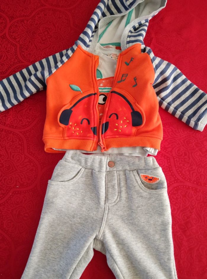 Ensemble 3 pièces du pareil au même 6 mois - photo numéro 2