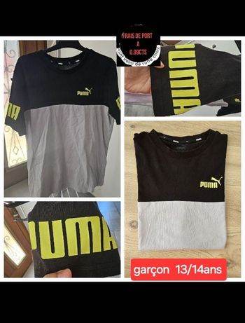 Tee-shirt puma 13/14ans garçon