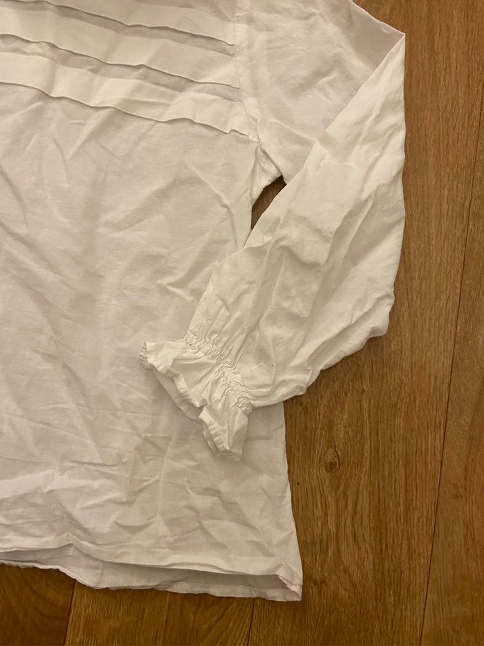Blouse blanche fille 5/6 ans - photo numéro 3