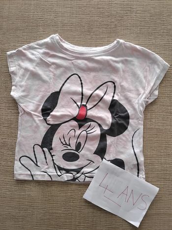 Tee shirt Minnie 4 ans