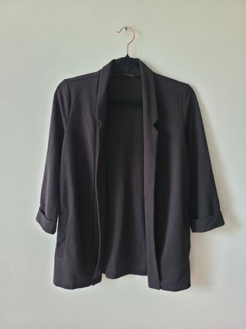 Gilet blazer noir Tally Weijl – Manches 3/4, Taille XS, basique chic