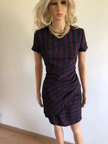 Robe bleue marine et rose neuve à manches courtes Morgan taille 36 (valeur 65€)