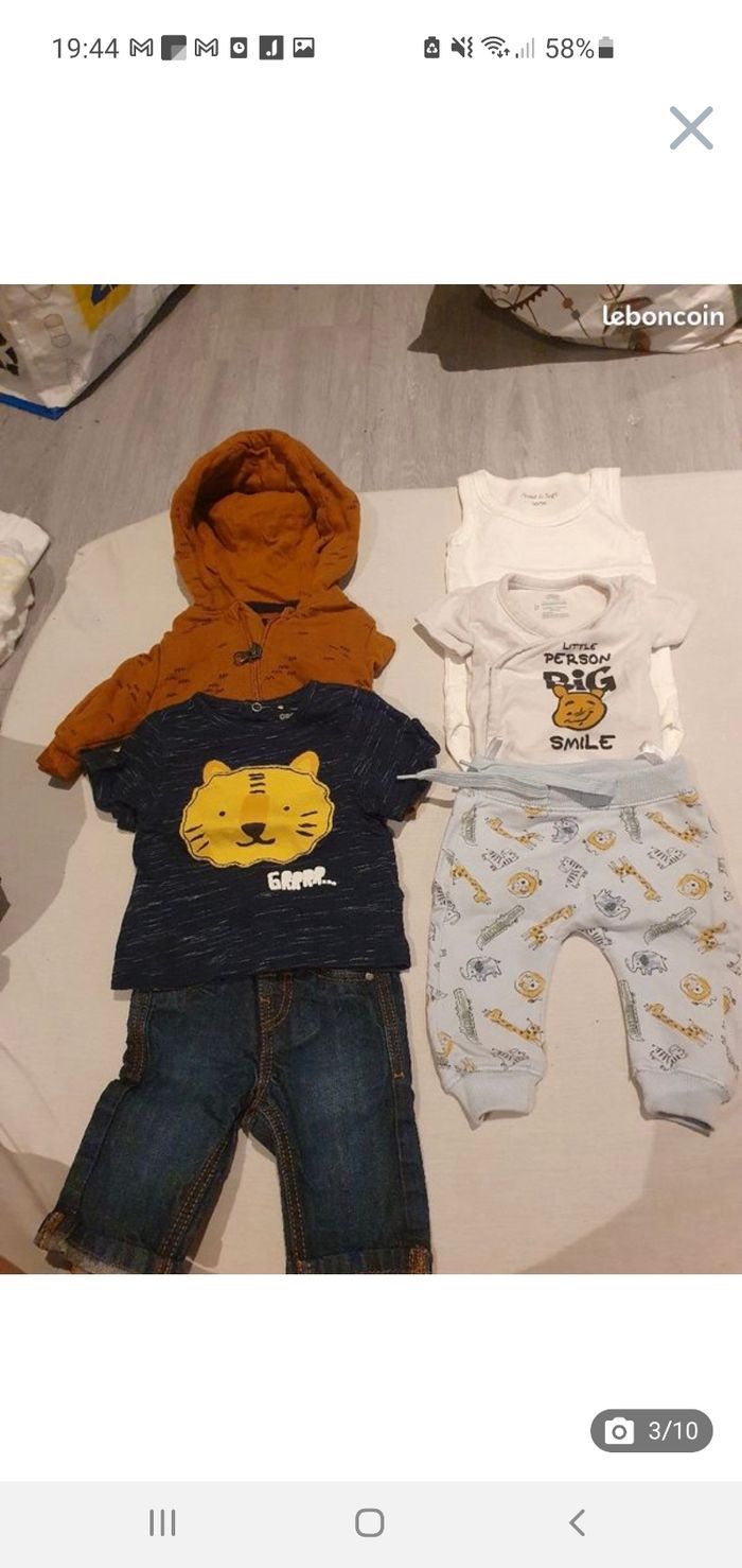 Vetement garçon 1 mois - photo numéro 3