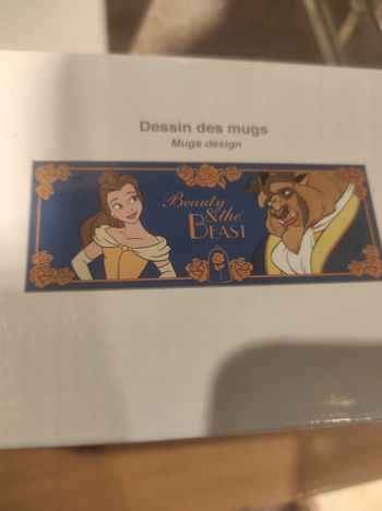 Deux mug la belle et la bête Disneyland Paris 