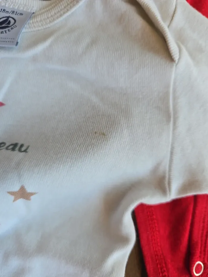 Lot de 4 bodies manches longues petit bateau - photo numéro 6