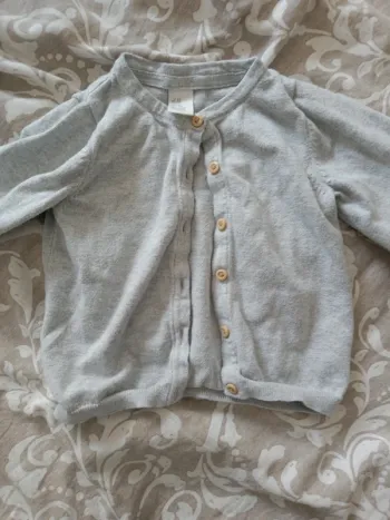 Gilet gris H&M 86cm