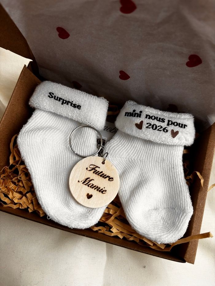 Chaussettes pour annonce grossesse