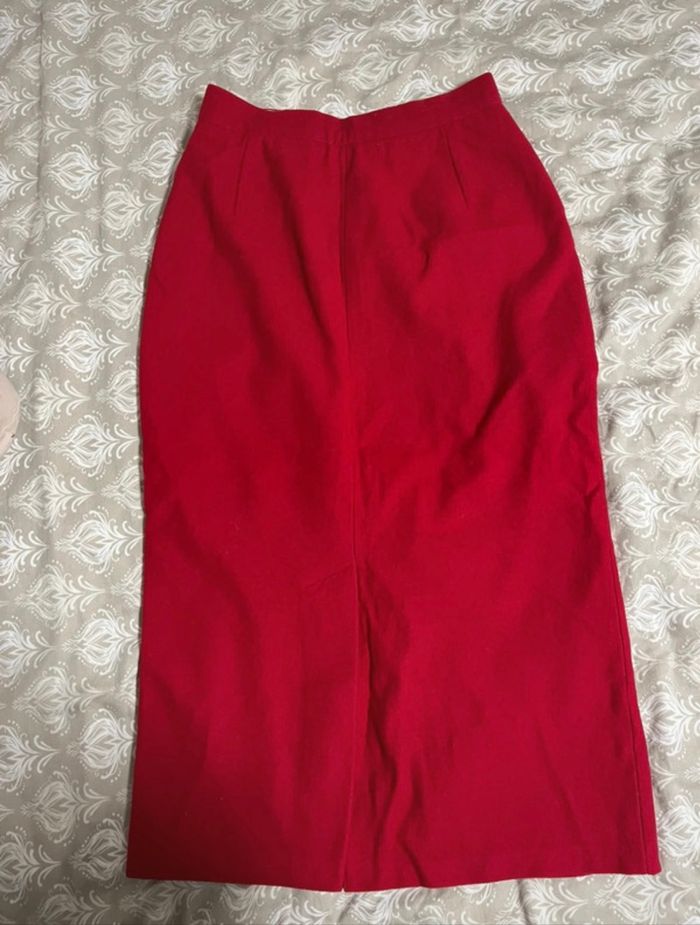 Superbe jupe vintage rouge