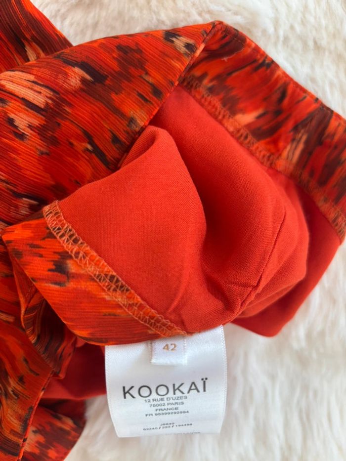 Jupe Kookaï orange taille 42 - photo numéro 4