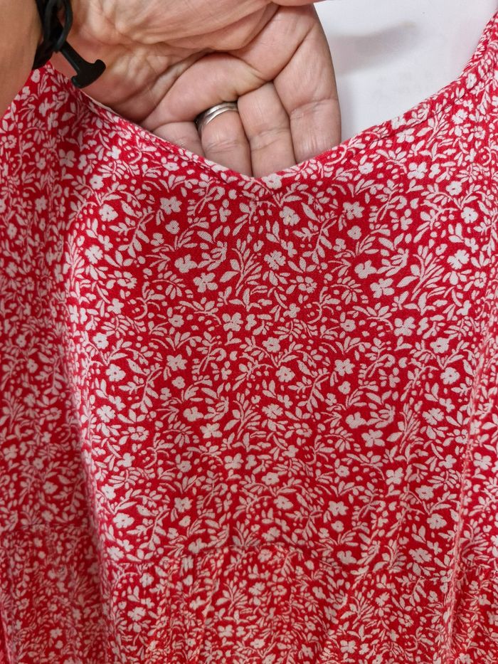 Superbe robe tunique évasée style volants - photo numéro 5