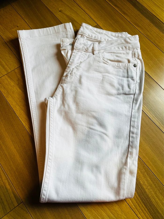 Pantalon blanc comptoir des cotonniers - photo numéro 2