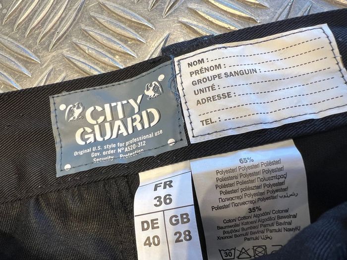 Tesstpantalon de securite cityguard 10107 taille 36 fr noir neufasse83690# - photo numéro 2