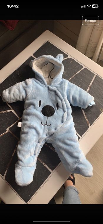 Combinaison polaire bébé