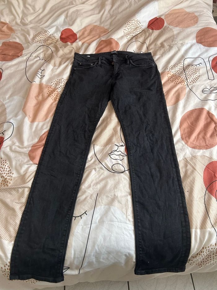 Jean Slim/Glenn noir taille 31/32 Jack&Jones