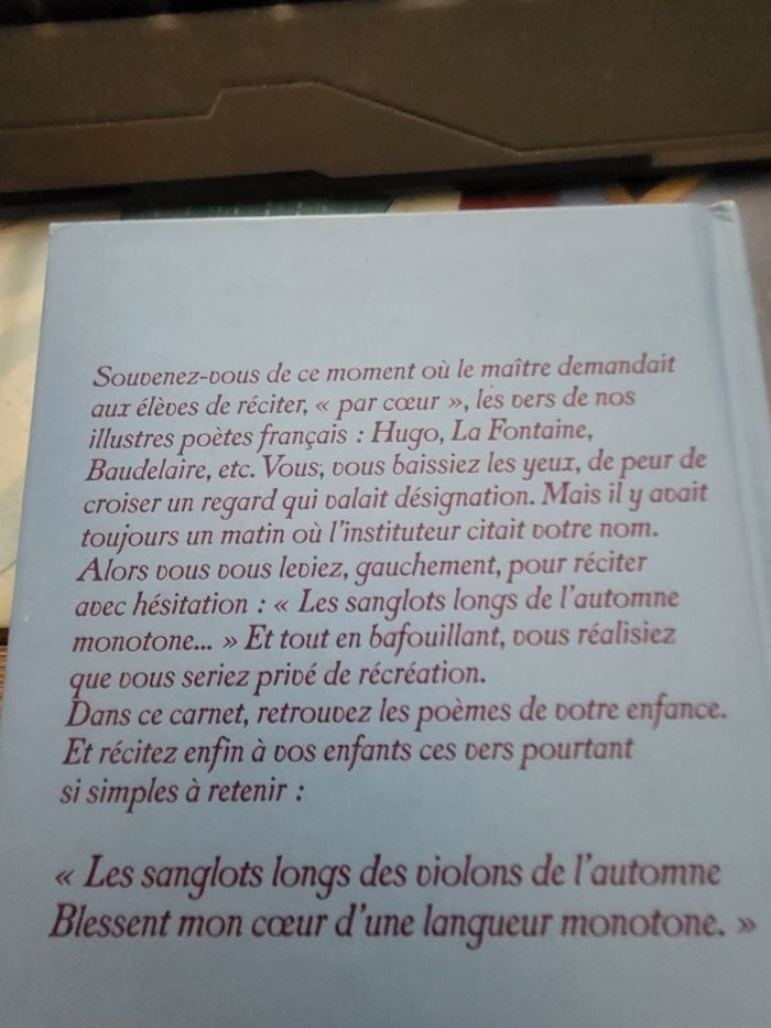 Carnet de récitations - photo numéro 2