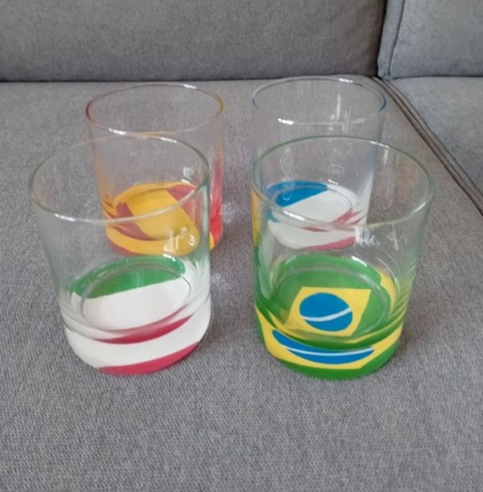 Lot de 4 verres coupe du monde - photo numéro 4