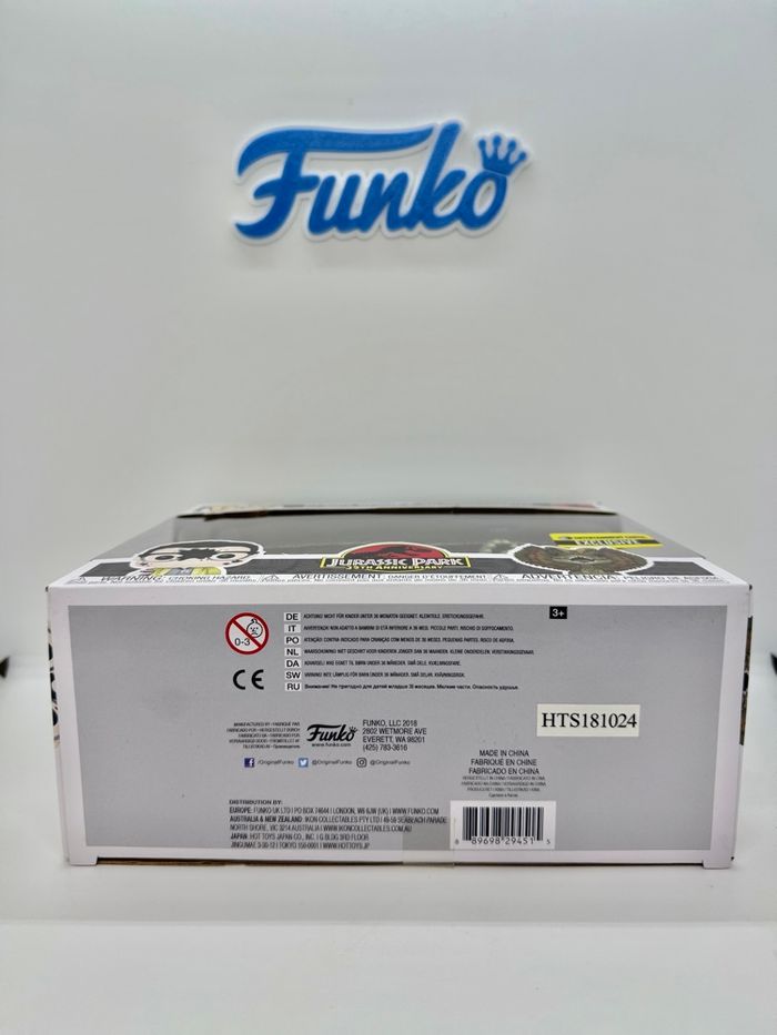 Funko Pop Jurassic Park Dennis Nedry & Dilophosaurus 2 Pack EE 🇺🇸 - photo numéro 8