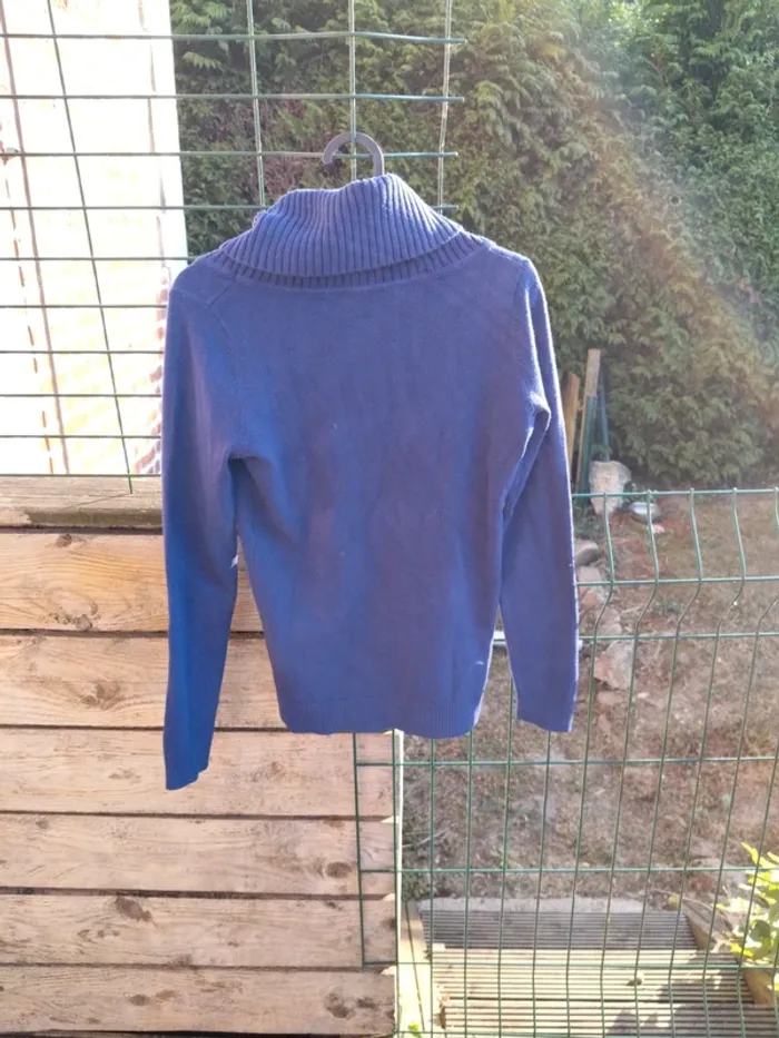 Pull bleu électrique Camaïeu - photo numéro 2
