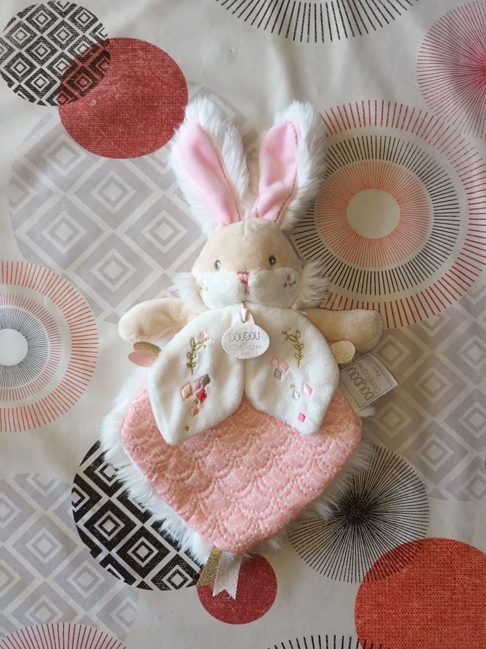 Doudou lapin de sucre rose 🐰 Doudou et Compagnie Neuf 🏷