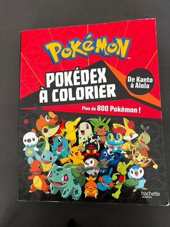 Pokémon - Pokédex de Kanto à Alola à colorier