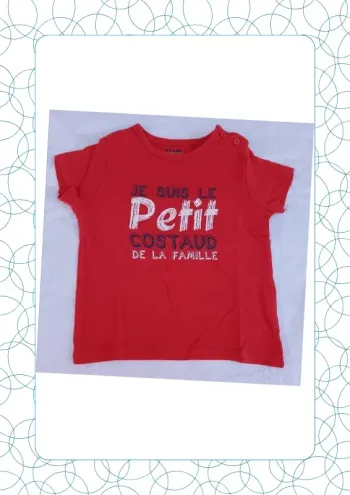 Tee shirt manches courtes 9 mois Kiabi