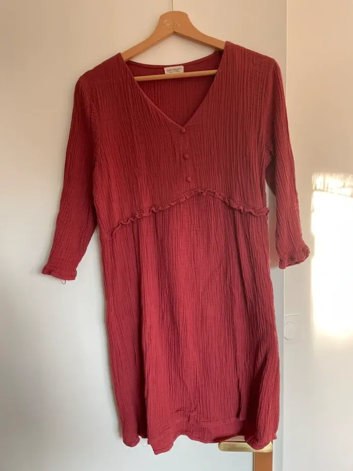Robe gaze de coton Season T.S
